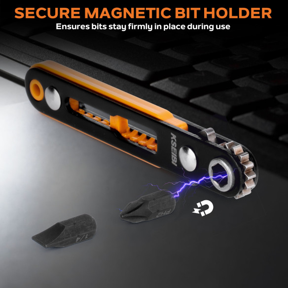 高品质迷你棘轮套筒套装，18件套装 | KSEIBI