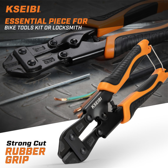 Compact Mini Bolt Cutter with ProGrip Handle for Precision Cuts | KSEIBI