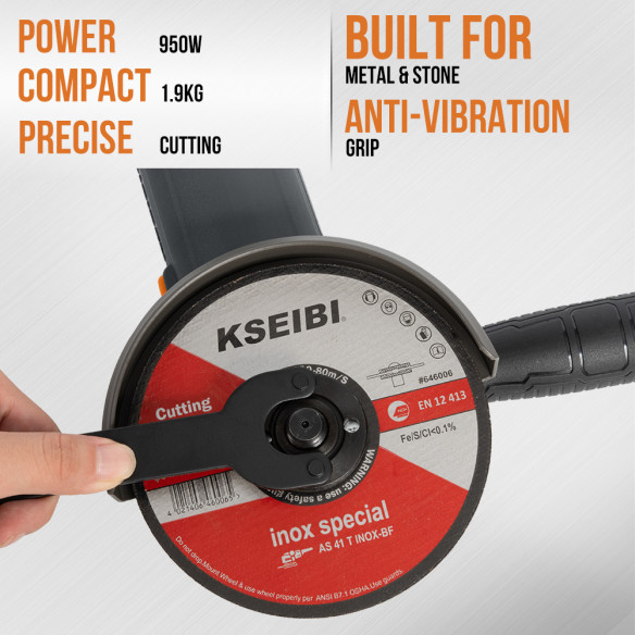 High-Performance Angle Grinder for Precision Cutting and Grinding | KSEIBI