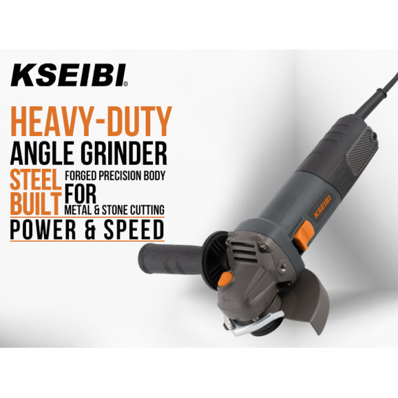 Meuleuse d'angle 125mm puissante et fiable | KSEIBI