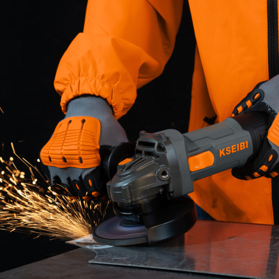 Powerful 115mm Angle Grinder for Precision Cutting and Grinding | KSEIBI