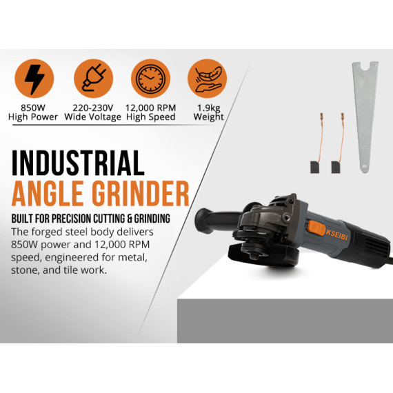 Meuleuse d'angle 115mm 850W - Performances exceptionnelles | KSEIBI