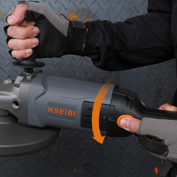 Esmerilhadeira Angular KWS 24-230 de 230mm com 2400W de Potência | KSEIBI