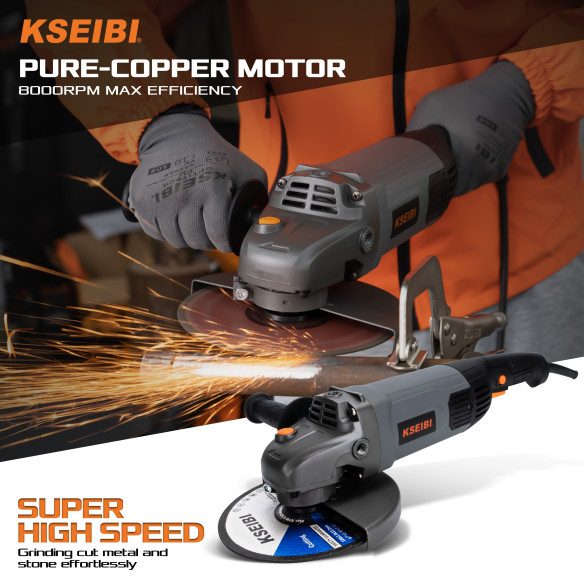 Rectificator unghiular KWS 20-180, putere 2000W și disc de 180 mm | KSEIBI