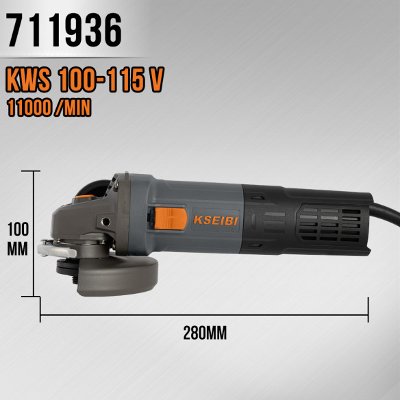 Powerful Variable Speed Angle Grinder for Precision Cutting | KSEIBI