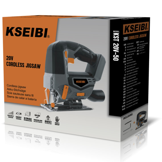 High-Precision 20V Cordless Jigsaw for DIY Projects | KSEIBI