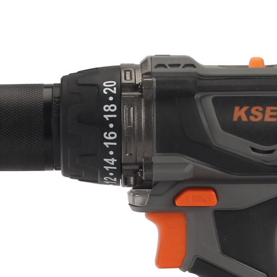 Kraftvolle KSR 20V-40 Akku-Bohrmaschine 20V, 13 Mm, 2 Akkus für Profis | KSEIBI