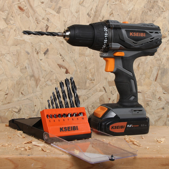 Powerful 20V Cordless Drill for DIY Projects | KSEIBI