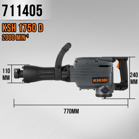 Отбойный молоток KSH 1750 D: мощный инструмент для строительства | KSEIBI