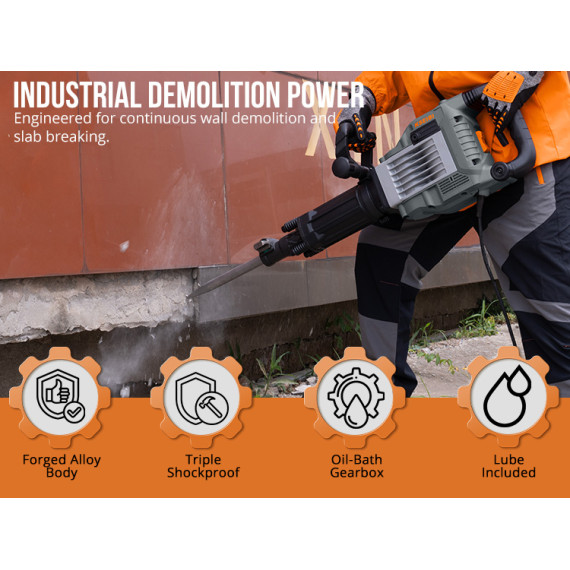 Ciocan demolator KSH 1750 D - Putere de 1750W | KSEIBI
