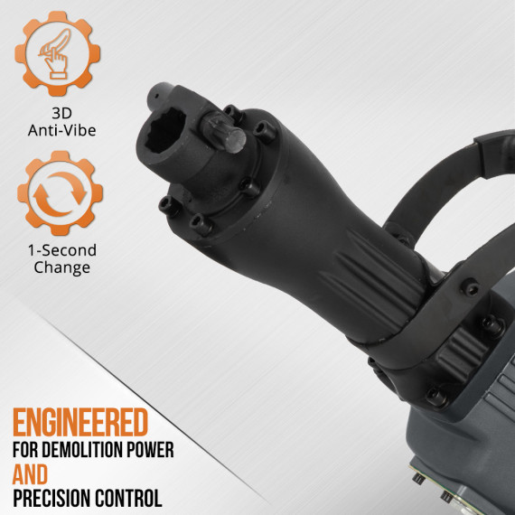 Marteau de démolition KSH 1600 D, 30mm hex, 1600W | KSEIBI