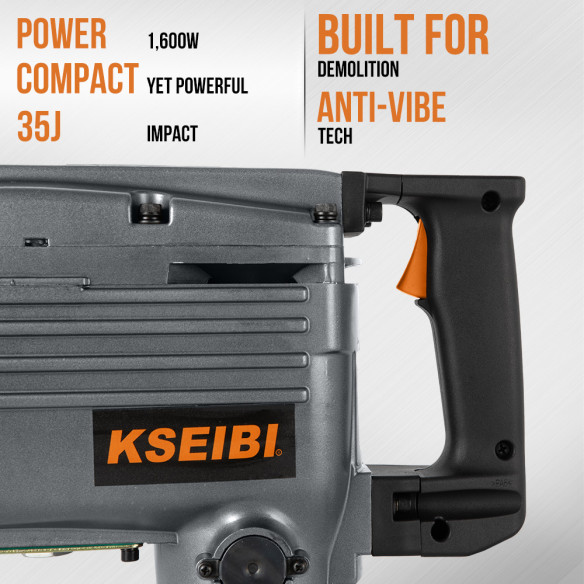 Ciocan demolator KSH 1600 D, putere 1600W | KSEIBI