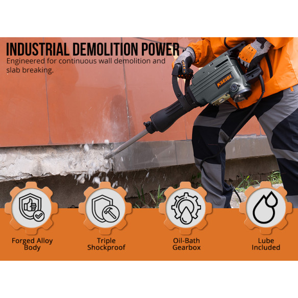 Ciocan demolator KSH 1600 D, putere 1600W | KSEIBI