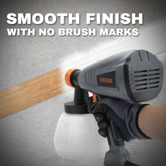 Pistol de pulverizare electric KSG 400-80 pentru vopsitorie | KSEIBI