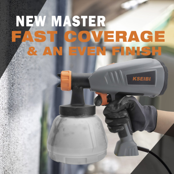High-Quality Electric Spray Gun for Precision Painting | KSEIBI