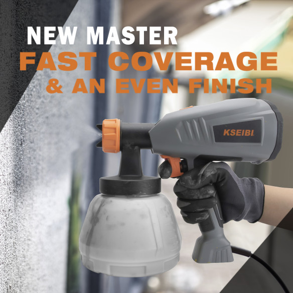 Pistola a spruzzo elettrica KSG 400-80 per verniciatura professionale | KSEIBI