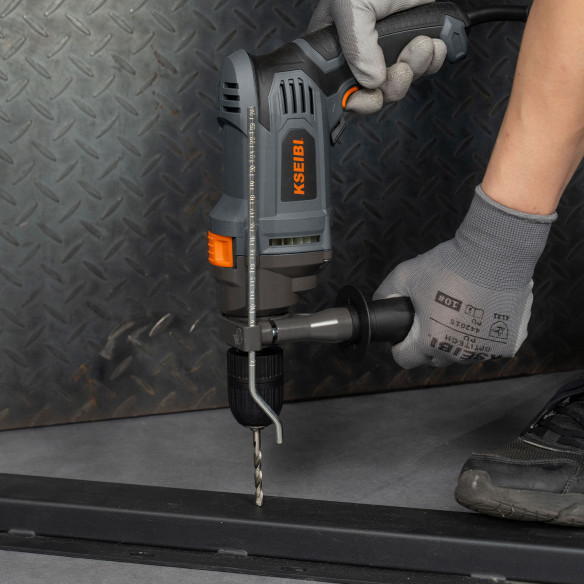 Taladro de impacto 13mm sin llave, potente y versátil | KSEIBI