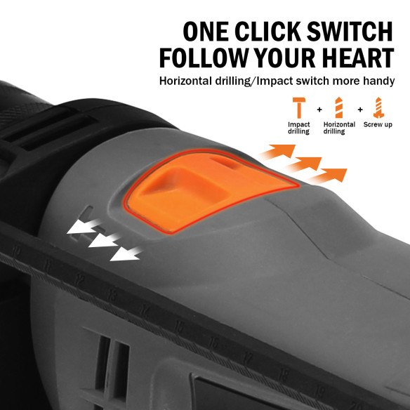 Taladro de impacto 13mm, potente y preciso | KSEIBI