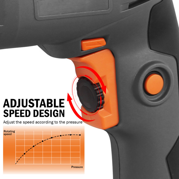 Taladro de impacto 13mm, potente y preciso | KSEIBI
