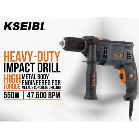 Furadeira de Impacto KSB 580 D 13mm Sem Chave 580W | KSEIBI