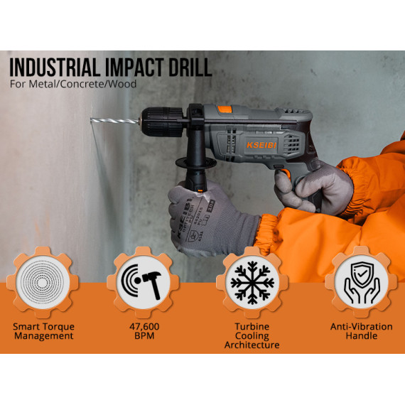 High-Performance KSB 580 D Impact Drill for Precision Drilling | KSEIBI
