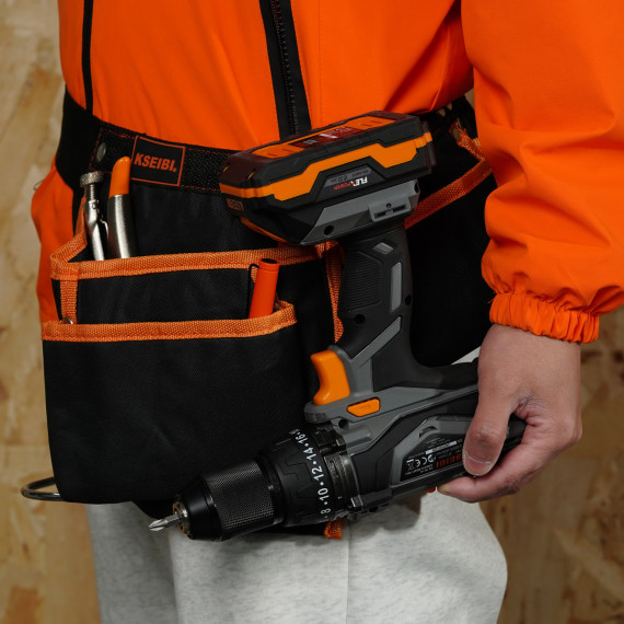 Trapano a percussione a batteria 20V, 13 mm, 2 batterie per professionisti | KSEIBI