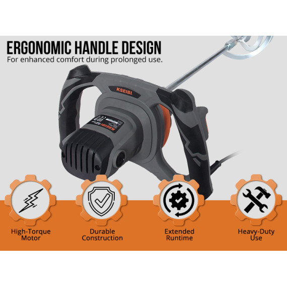 Αναδευτήρας μπογιάς KRW 1400 V - Εξαιρετική ποιότητα και απόδοση | KSEIBI