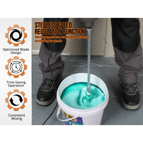 Mixer de vopsea KRW 1400 V pentru profesioniști | KSEIBI