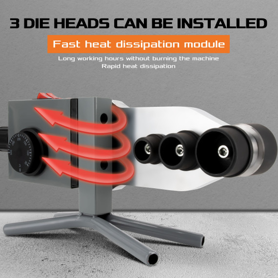 Unealtă de sudură pentru țevi KPW 1500 - Putere reglabilă 750/1500W | KSEIBI