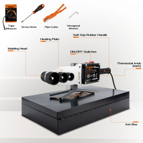 أداة لحام أنابيب KPW 1500 | KSEIBI