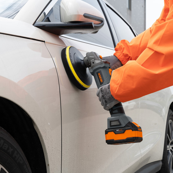KPO 20VEC-180 Cordless Brushless Polisher/Sander for DIY Enthusiasts | KSEIBI