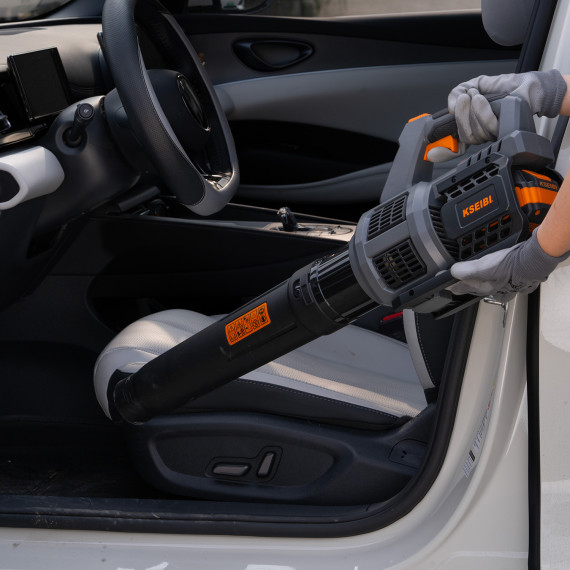 Powerful Cordless Leaf Blower for Effortless Yard Cleanup | KSEIBI