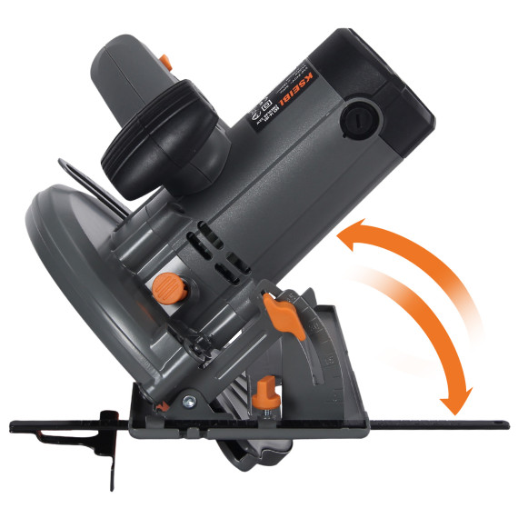 Scie circulaire 185mm 1400W: haute qualité et performance | KSEIBI