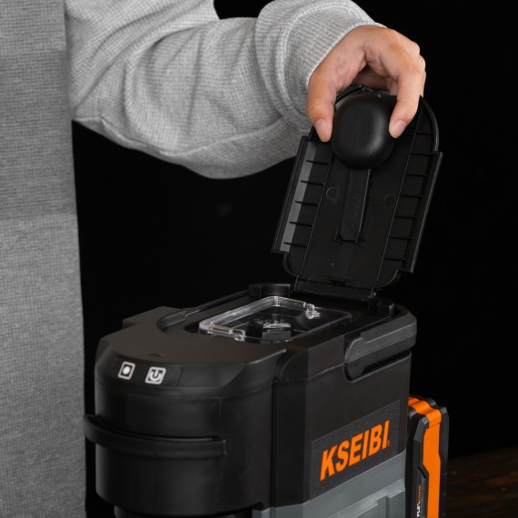 Máquina de Café Sem Fio 20V-501: Prático e Portátil | KSEIBI