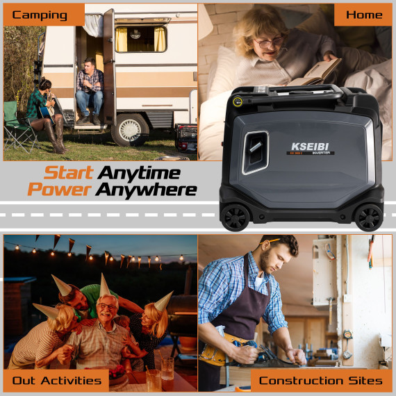 Generador Inversor a Gasolina KGI 3800 E