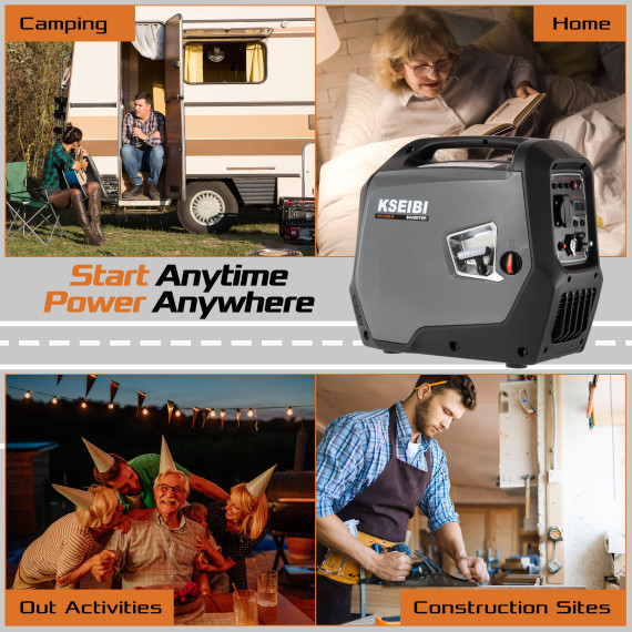 Générateur Inverseur à Essence KGI 2000 de Haute Qualité | KSEIBI
