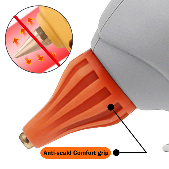 Pistola per colla doppia temperatura 60W | KSEIBI