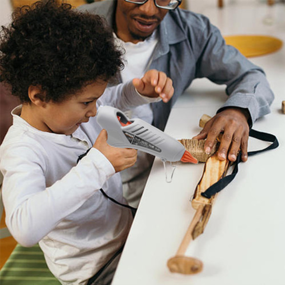 تفنگ چسب دمای دوگانه ۶۰ وات | KSEIBI