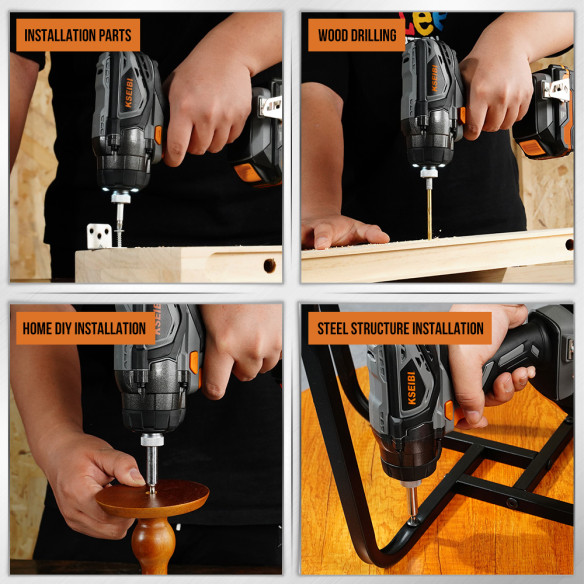 Visseuse à percussion sans fil 20V pour travaux rapides | KSEIBI