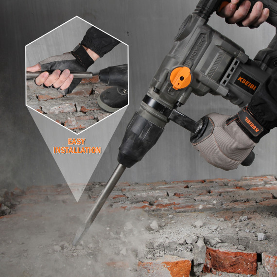 Ciocan rotopercutor KBH 9-40, SDS-Max, 40 mm, 1600W | KSEIBI