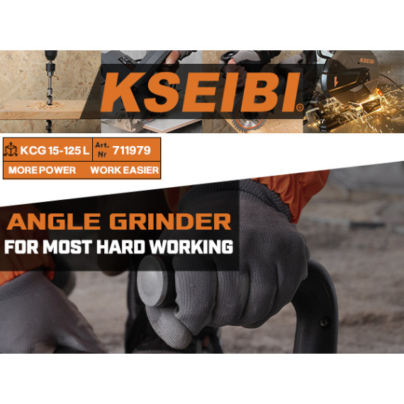 دستگاه بتن‌ساب KCG 15-125 L، قطر ۵ اینچ، ۱۱.۵ آمپر | KSEIBI