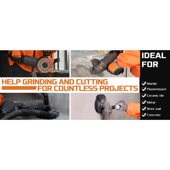 Betonschleifer KCG 15-125 L, 125 mm, 11,5 A | KSEIBI