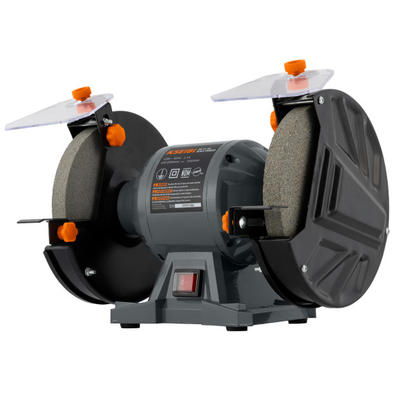 Esmeril de banco KBG 35-200 de 200mm, 350W para trabajos de precisión | KSEIBI