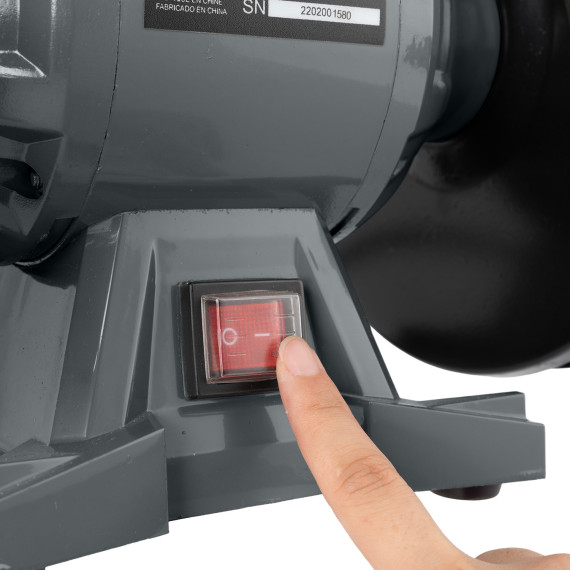 Esmeril de banco KBG 35-200 de 200mm, 350W para trabajos de precisión | KSEIBI