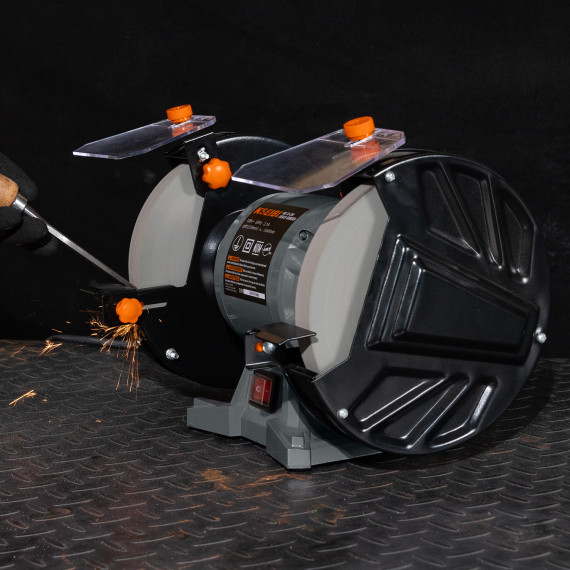 High-Quality KBG 35-200 Bench Grinder - Powerful 200mm, 350W Motor | KSEIBI