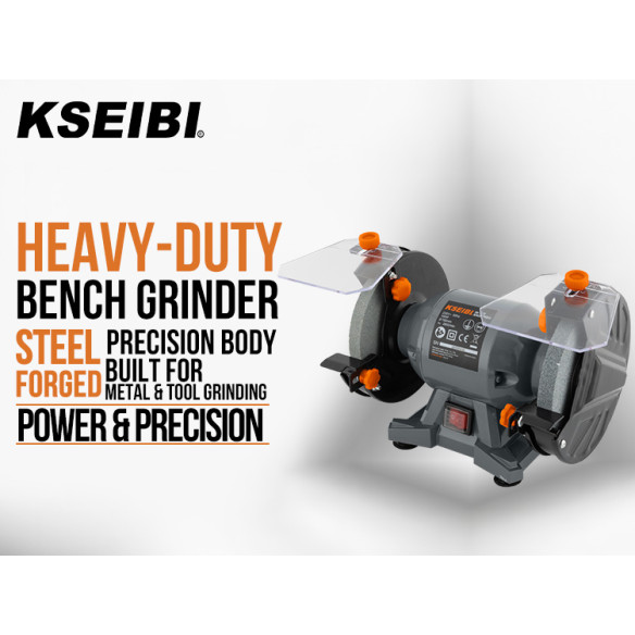 Powerful 150W Bench Grinder 150mm - Top Quality Tools | KSEIBI