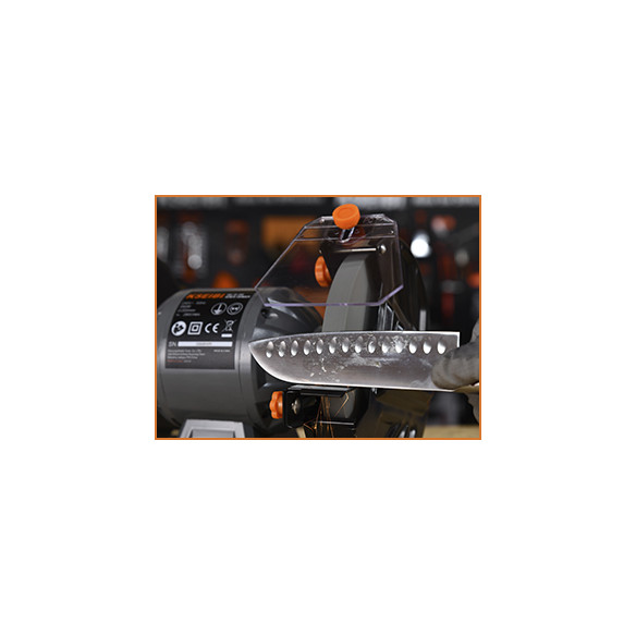 Meuleuse de banc 150mm KBG 15-150 pour bricolage et atelier | KSEIBI