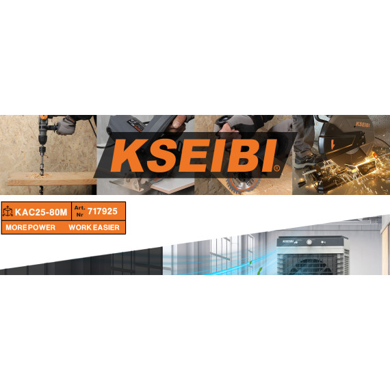 مبرد هواء KAC 25-80 M (80 لتر، 250 واط) للتبريد الفعال | KSEIBI