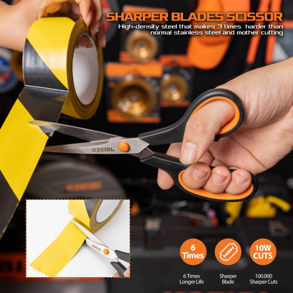 多功能工业剪刀套装，5、8、9.5英寸尺寸 | KSEIBI