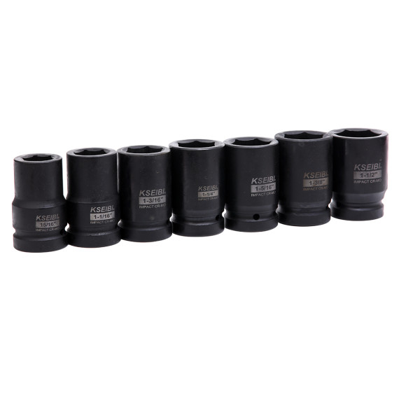 High-Quality Impact Socket Set 1"Deep for Heavy-Duty Jobs | KSEIBI